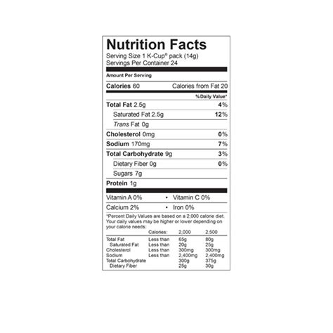 Keurig Chai Tea Nutrition Facts Besto Blog