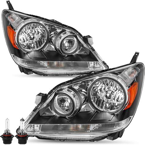 Amazon Sockir Headlight Assembly Replacement Pair W Bulbs For