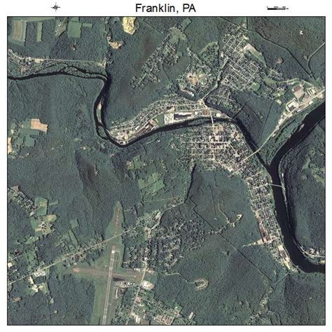 Aerial Photography Map of Franklin, PA Pennsylvania