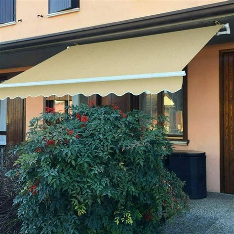 Tenda Da Sole Balcone Esterno Avvolgibile Rullo X Mt Inclinazione