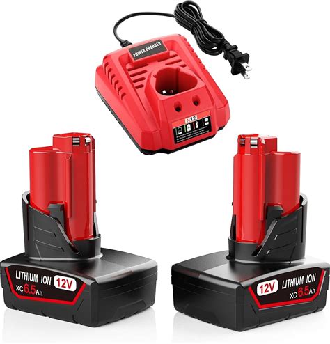 Amazon Pack Replacement For Milwaukee M Battery V Ah And