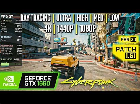 Best Cyberpunk 2077 Graphics Settings For Nvidia GTX 1660 And GTX 1660