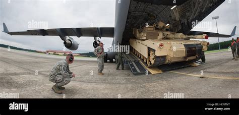 An M1a2sep Abrams Tank From The 1st Battalion 64th Armor Regiment