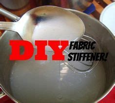 Make Your Own Natural Fabric Stiffener We Tested Out 3 Different