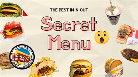 In and Out Menu, Secret Menu, and Recipes Near Me