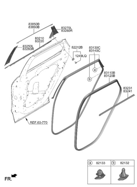 Rear Door Moulding 2023 Kia Sportage Gas