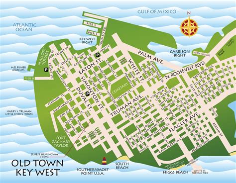 This Key West city map secret shows hidden bars 26