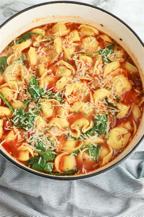 Stovetop Sausage Tortellini Soup - When is Dinner?