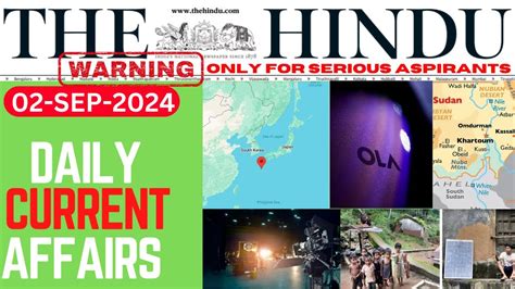 The Hindu Current Affairs 02 SEP UPSC The Hindu Newspaper Analysis