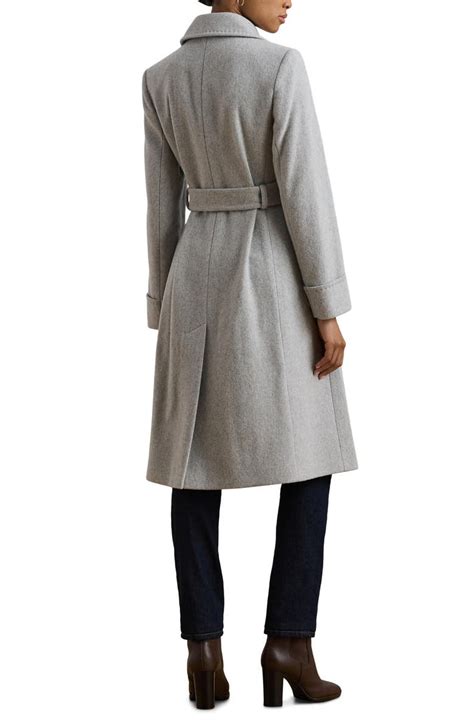 Lauren Ralph Lauren Wool Blend Wrap Coat Nordstrom