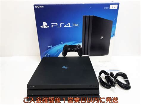 【やや傷や汚れあり】【1円】ps4pro 本体 セット 1tb ブラック Sony Playstation4 Cuh 7000b 初期化動作