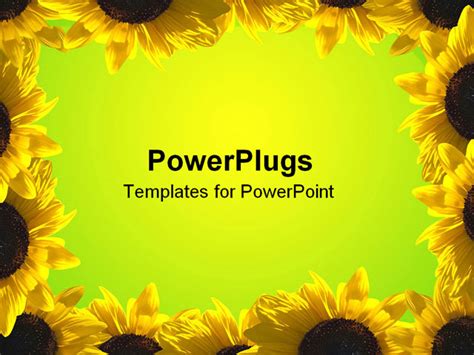 Sunflower Powerpoint Template