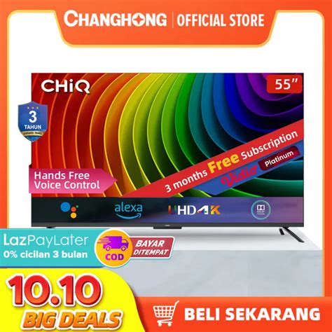 Chiq Inch K Frameless Android Smart Tv Digital Led Tv U G Pf Uhd