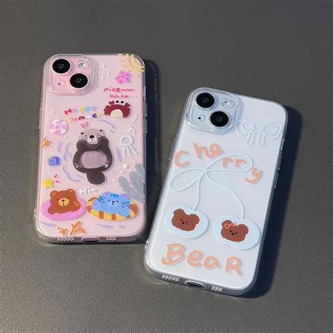 Jual Beruang Minase Yang Sangat Lucu Transparan Soft Case Hp Iphone