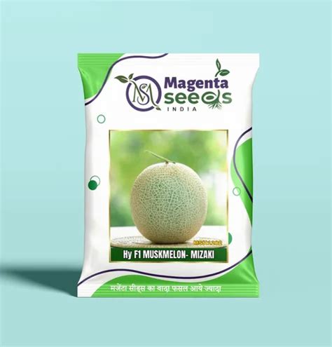 Multicolor MIZAKI Hybrid Muskmelon Seeds Packaging Type Packet