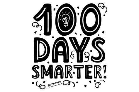 100 Days Smarter Free Printable