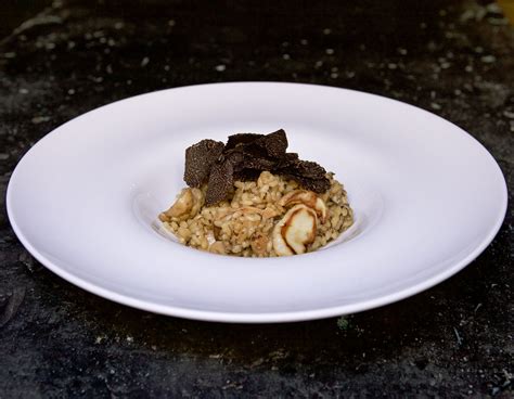 Risotto Con Trufa Negra Y Setas Diario De Estilo