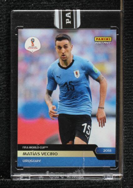 2018 Panini Instant World Cup Black 77 Matias Vecino 1 For Sale