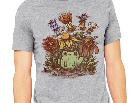 April Showers Bring Strange Flowers Mens Heavyweight Tee Kg07 By Teefury