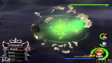 KH2FM Critical Mode Lv1 Zexion Data No Damage With Restrictions