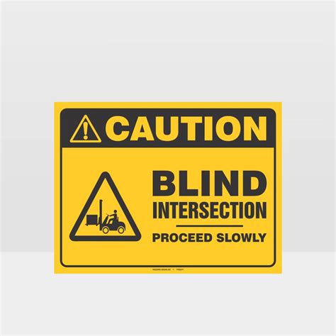 Blind Intersection Forklift Sign - Forklift Signs - HAZARD SIGNS NZ