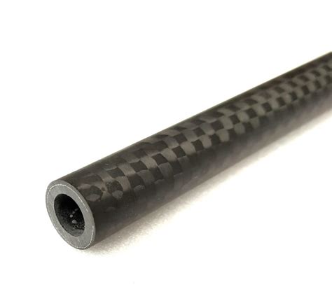 12x8x1000mm 3k Cf Tube Carbon Fiber Fibre Tube 3k Roll Wrapped Vortex Rc