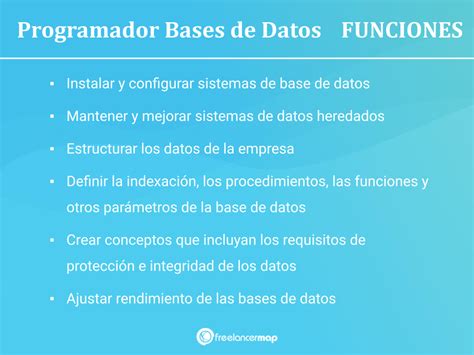 Qué hace un programador de base de datos Perfiles profesionales IT