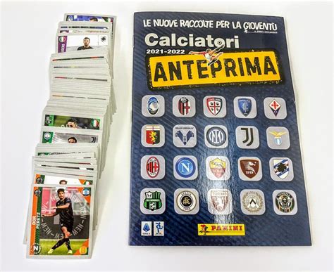 Calciatori Anteprima Calciatori Album Vuoto Set Completo