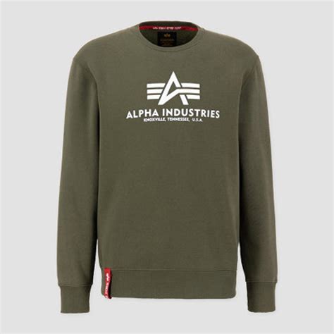 Bluza Alpha Industries Basic Sweater M Ska Zielona