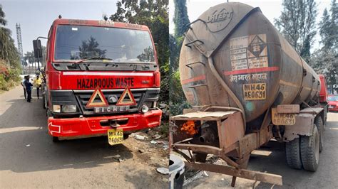 Two Tankers Of Waste Chemicals From Ambernath Industrial Estate Caught