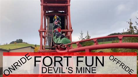 Achterbahn Devils Mine Im Fort Fun Abenteuerland YouTube