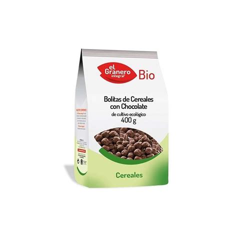 El Granero Integral Bolitas De Cereales Con Chocolate Bio Gr El