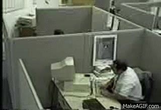 Angry Office Worker on Make a GIF