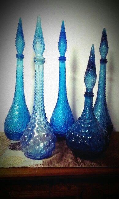 Blue Genie Bottles Part Of My Genie Bottle Collection Love Love Love