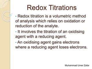 Redox Titrations PPT