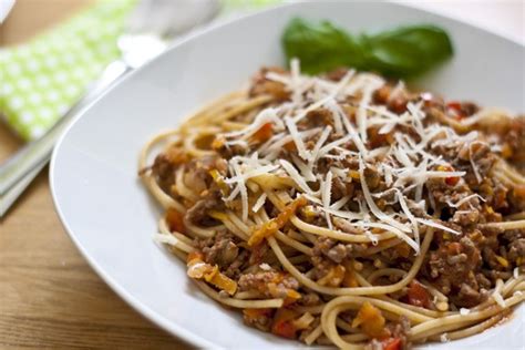 Spaghetti Bolognese With Hidden Vegetables My Little Gourmet