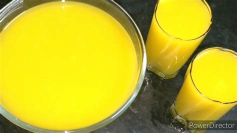 Home Made Mango Frooti 🥭 Natural Frooti Summer Special Drink 🥭🍹🍹in Food Andgood Youtube