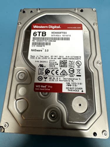 Western Digital Wd Red Pro Wd Ffbx Tb Sata Iii In Nas Hard