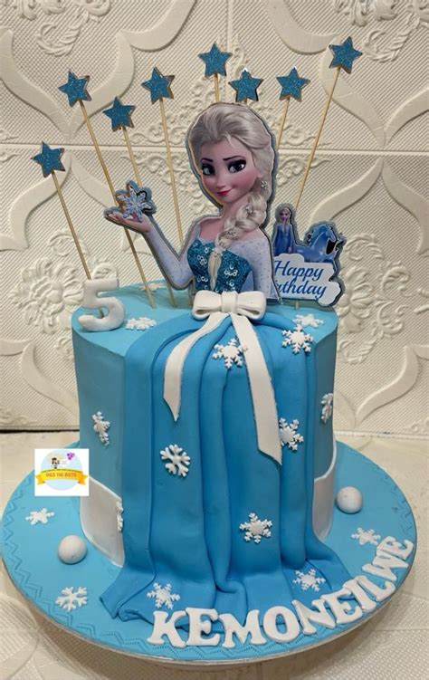 Frozen Star Theme Cake Merciful Cakes