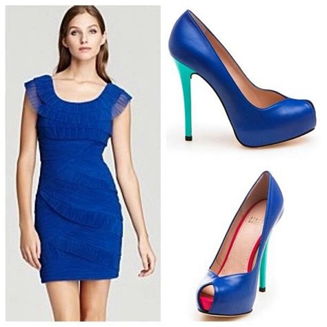 Blue BCBG MAX AZRIA Briana Dress For Graduation