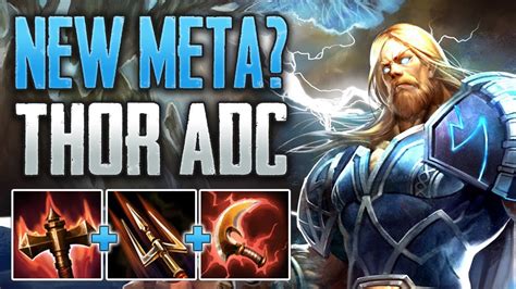 Is This Meta Thor Adc Gameplay Smite Conquest Youtube