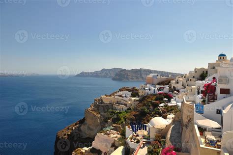 Santorini Greece view 10849658 Stock Photo at Vecteezy