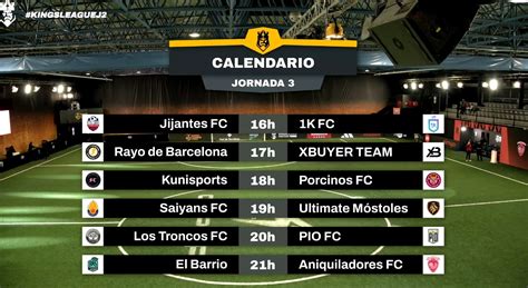 Kings League Tercera Jornada Partidos Horarios Qui N Juega Y D Nde