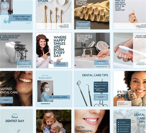 40 Instagram Post Templates For Dentists Dental Practice Etsy