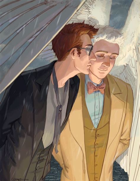 A Kiss In Return 😗 Good Omens Crowley Good Omens Crowley X