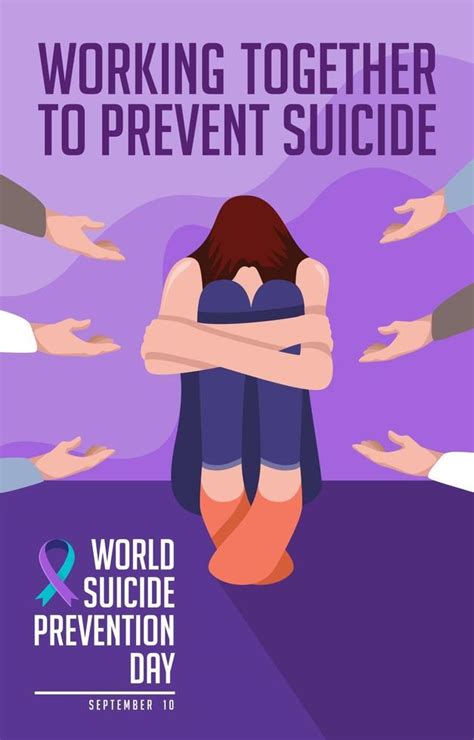 World Suicide Prevention Day Poster 2977975 Vector Art at Vecteezy