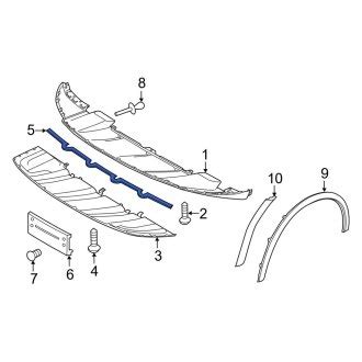 Porsche Cayenne Replacement Bumper Moldings Trim CARiD