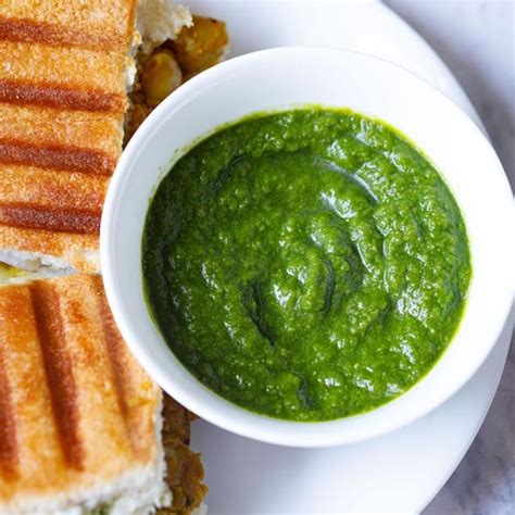 Coriander Chutney Indian Cilantro Chutney