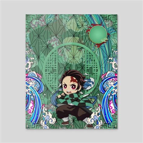 Tanjiro Kamado Chibi, an art print by Akashi Art - INPRNT