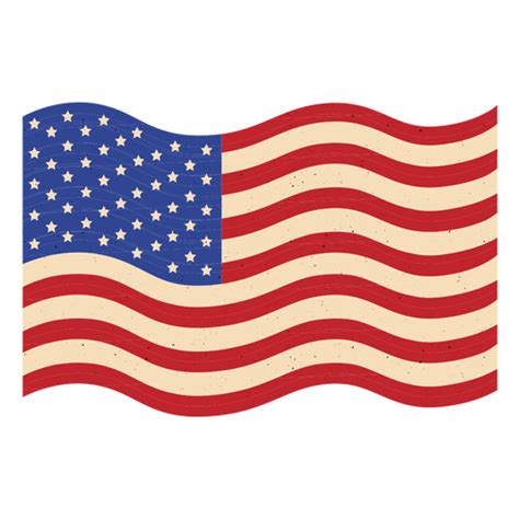 Diseño Png Y Svg De Icono De La Bandera Americana Del Día De Los